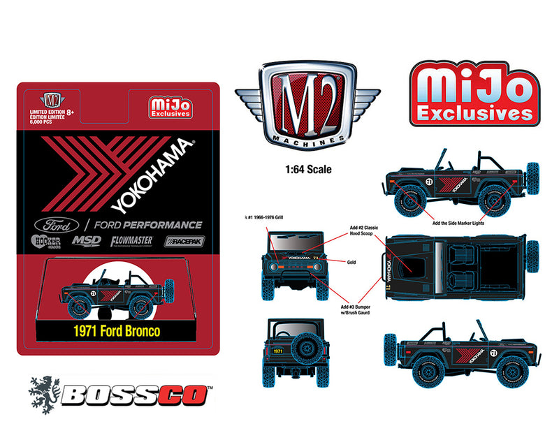 M2 '71 FORD BRONCO 4X4 "YOKOHAMA"