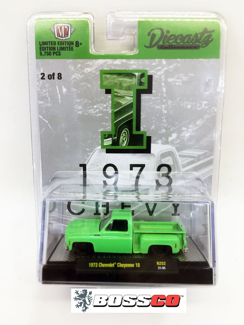 M2 1973 CHEVROLET CHEYENNE DIECASTZ (I) "BRIGHT GREEN"