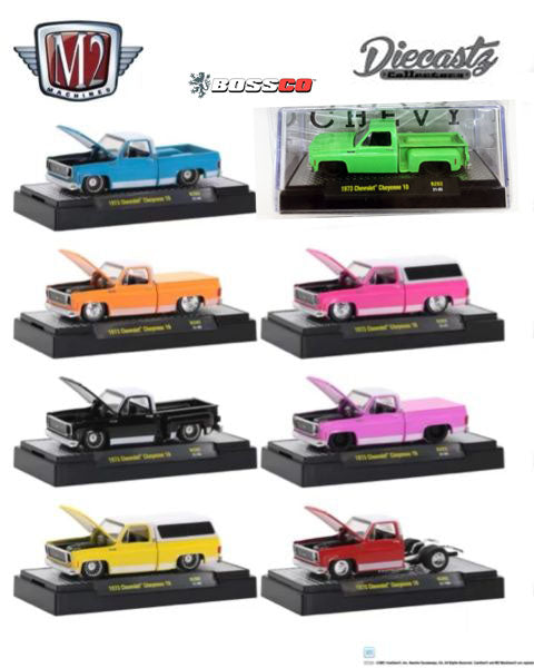 M2 1973 CHEVROLET CHEYENNE (SET of 8) "DIECASTZ"