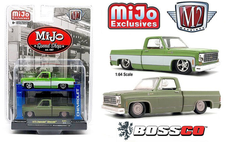 M2 '75 CHEVROLET TRUCK SET with LIFT "GREEN"
