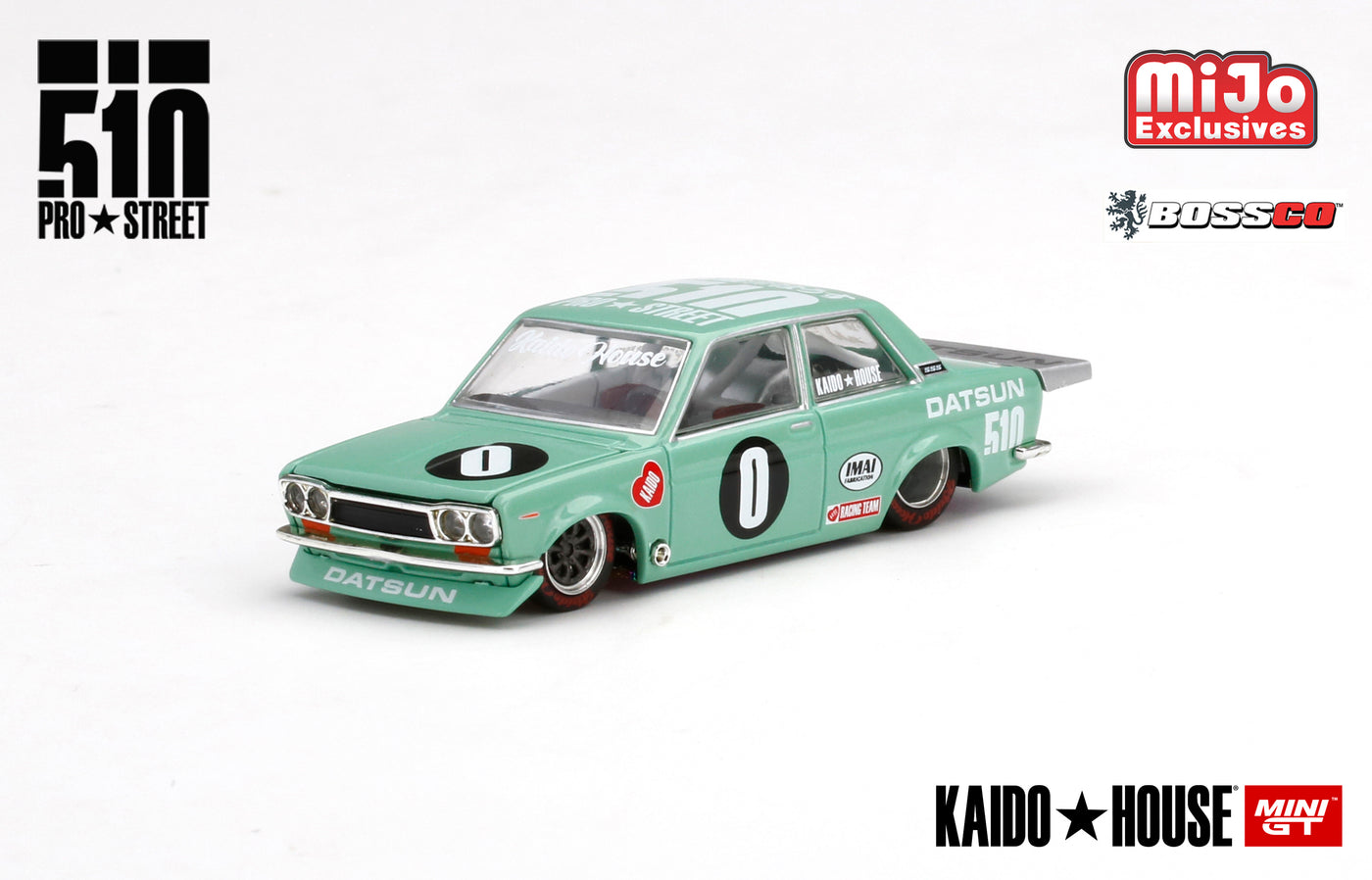 MINI GT - KAIDO HOUSE DATSUN 510 PRO STREET GREEN – Boss Company