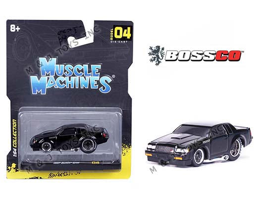 MAISTO MUSCLE MACHINES 1987 BUICK GNX BLACK