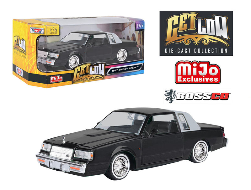 MOTOR MAX 1/24 1987 BUICK REGAL LOWRIDER "BLACK"