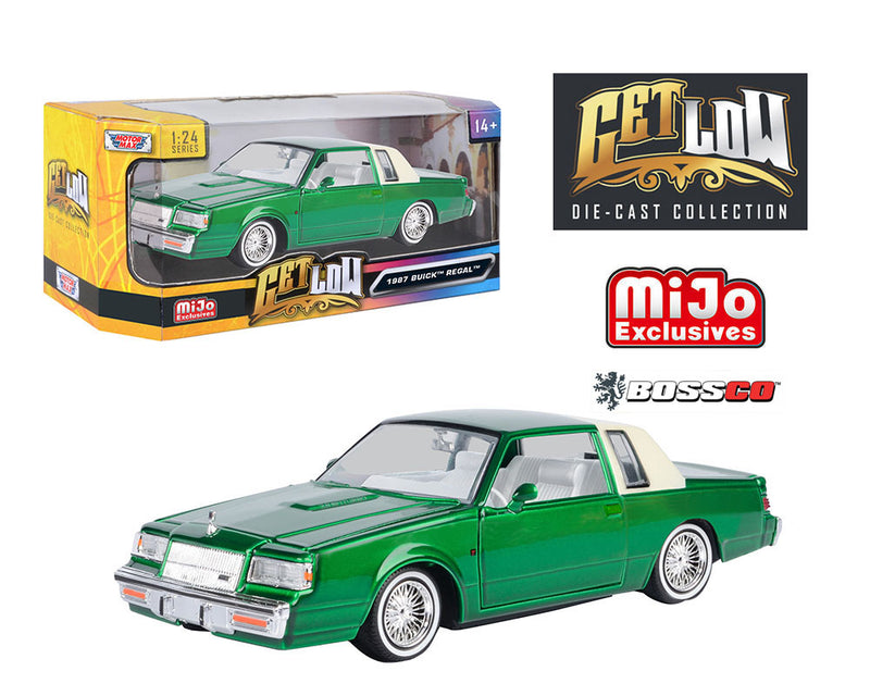 MOTOR MAX 1/24 1987 BUICK REGAL LOWRIDER "GREEN"