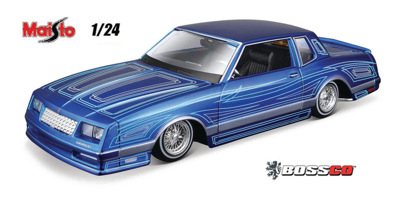 MAISTO 1/24 1986 CHEVROLET MONTE CARLO LOWRIDER "BLUE"