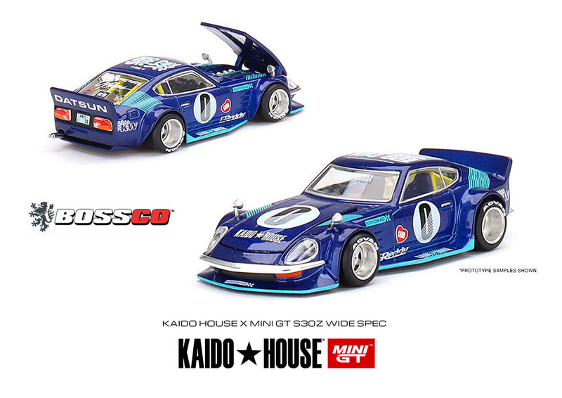 MINI GT - KAIDO HOUSE DATSUN FAIRLADY Z S30Z "BLUE"