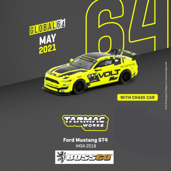 TARMAC 2018 FORD MUSTANG GT4 #7 VOLT