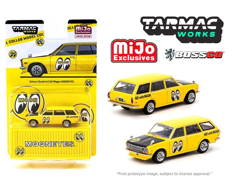 TARMAC - 1/64 DATSUN BLUEBIRD 510 WAGON "MOONEYES"
