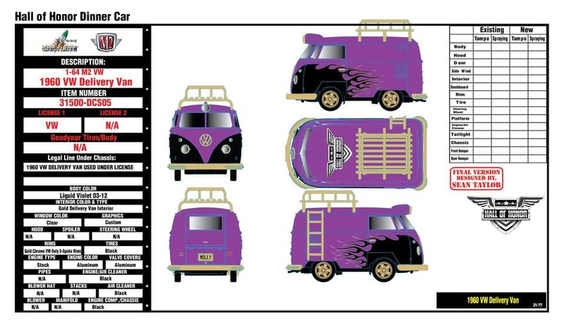 M2 1960 VW DELIVERY VAN "LAS VEGAS SUPER CONVENTION"